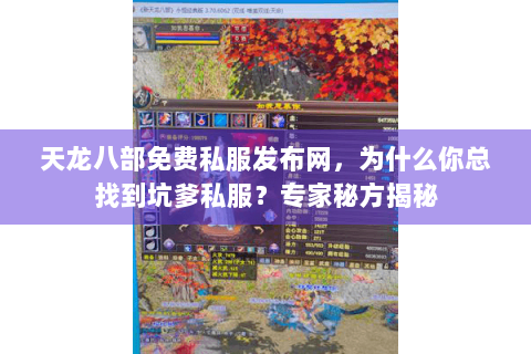 天龙八部免费私服发布网，为什么你总找到坑爹私服？专家秘方揭秘
