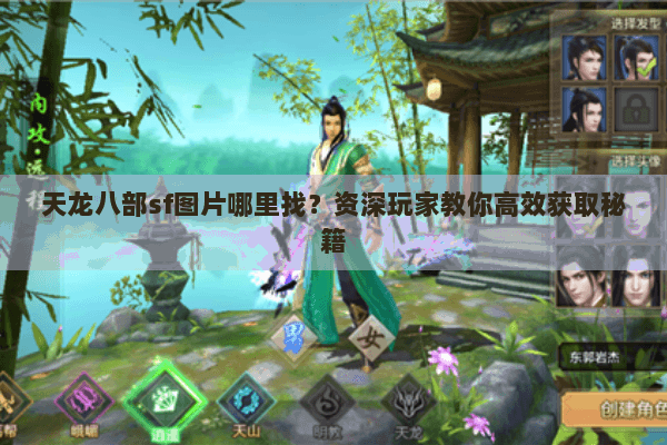 天龙八部sf图片哪里找？资深玩家教你高效获取秘籍