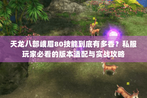 天龙八部峨眉80技能到底有多香？私服玩家必看的版本适配与实战攻略