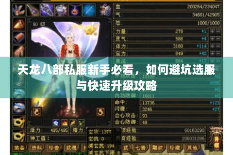 天龙八部私服新手必看，如何避坑选服与快速升级攻略