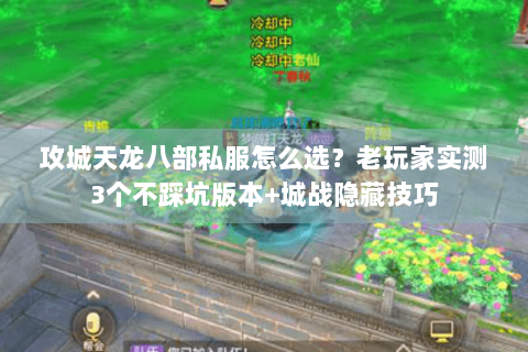 攻城天龙八部私服怎么选？老玩家实测3个不踩坑版本+城战隐藏技巧