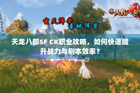 天龙八部SF CK职业攻略，如何快速提升战力与刷本效率？