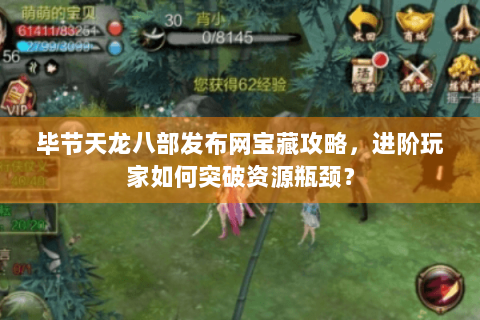 毕节天龙八部发布网宝藏攻略，进阶玩家如何突破资源瓶颈？