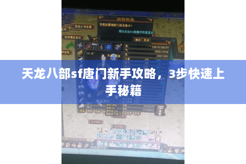 天龙八部sf唐门新手攻略，3步快速上手秘籍