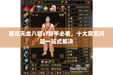 西瓜天龙八部sf新手必看，十大常见问题一站式解决