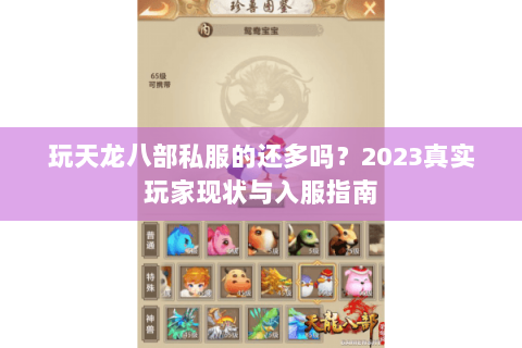 玩天龙八部私服的还多吗？2023真实玩家现状与入服指南