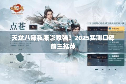 天龙八部私服哪家强？2025实测口碑前三推荐