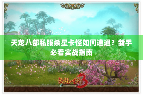 天龙八部私服杀星卡怪如何速通？新手必看实战指南
