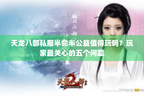 天龙八部私服半命半公益值得玩吗？玩家最关心的五个问题