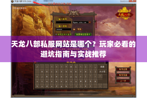 天龙八部私服网站是哪个？玩家必看的避坑指南与实战推荐