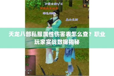 天龙八部私服属性伤害表怎么查？职业玩家实战数据揭秘