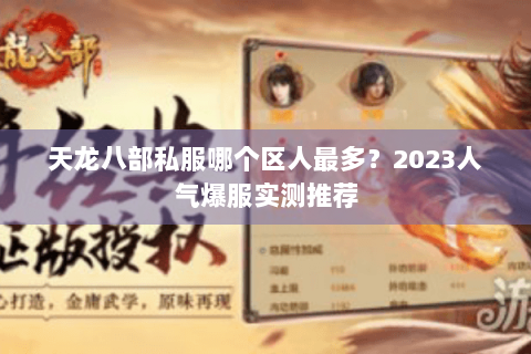 天龙八部私服哪个区人最多？2023人气爆服实测推荐