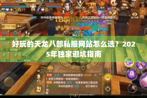 好玩的天龙八部私服网站怎么选？2025年独家避坑指南