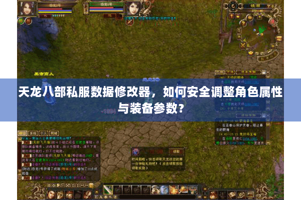 天龙八部私服数据修改器，如何安全调整角色属性与装备参数？