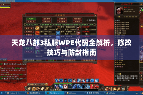 天龙八部3私服WPE代码全解析，修改技巧与防封指南