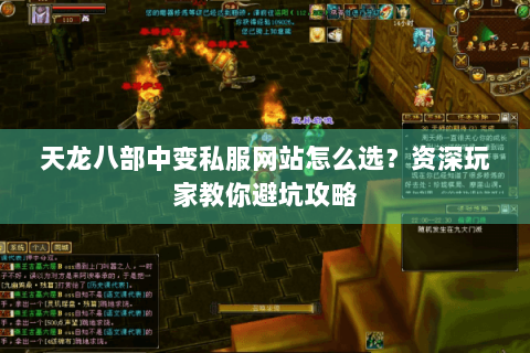 天龙八部中变私服网站怎么选？资深玩家教你避坑攻略