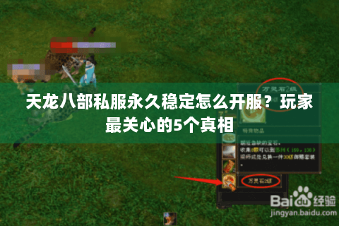 天龙八部私服永久稳定怎么开服？玩家最关心的5个真相