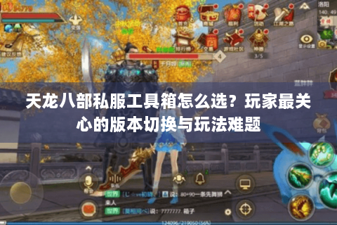天龙八部私服工具箱怎么选？玩家最关心的版本切换与玩法难题