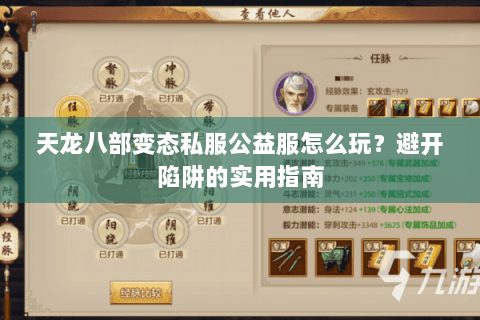 天龙八部变态私服公益服怎么玩？避开陷阱的实用指南