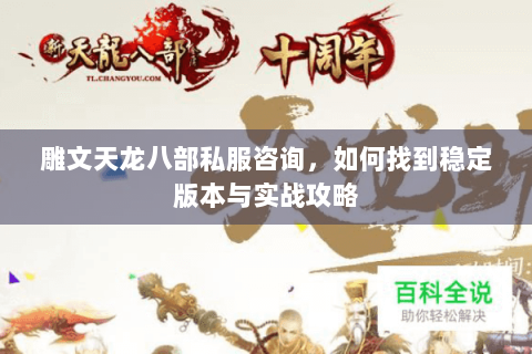 雕文天龙八部私服咨询，如何找到稳定版本与实战攻略