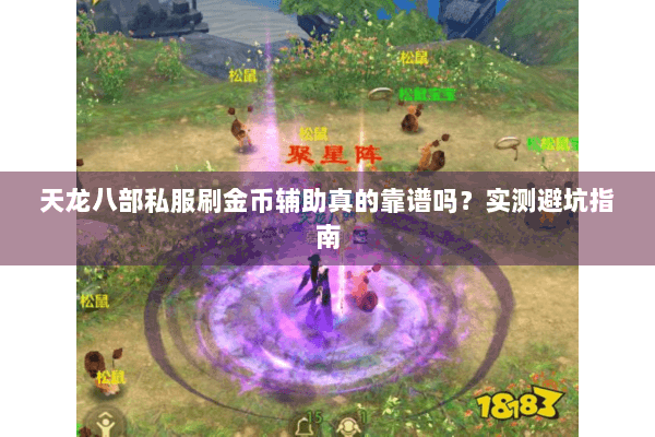 天龙八部私服刷金币辅助真的靠谱吗？实测避坑指南