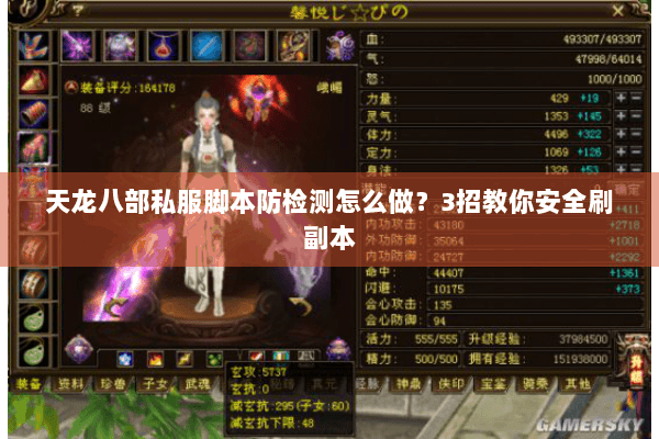 天龙八部私服脚本防检测怎么做？3招教你安全刷副本