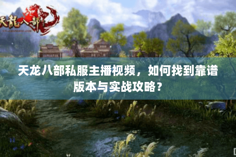 天龙八部私服主播视频，如何找到靠谱版本与实战攻略？