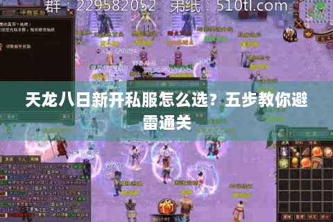 天龙八日新开私服怎么选？五步教你避雷通关