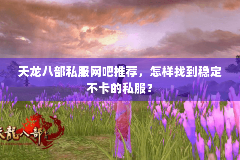 天龙八部私服网吧推荐，怎样找到稳定不卡的私服？