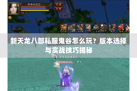 新天龙八部私服鬼谷怎么玩？版本选择与实战技巧揭秘