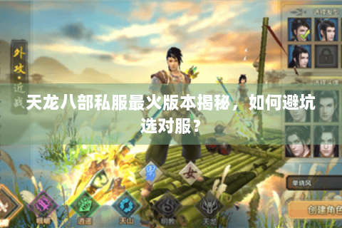 天龙八部私服最火版本揭秘，如何避坑选对服？