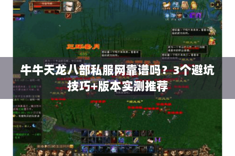 牛牛天龙八部私服网靠谱吗？3个避坑技巧+版本实测推荐