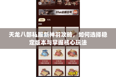 天龙八部私服新神羽攻略，如何选择稳定版本与掌握核心玩法