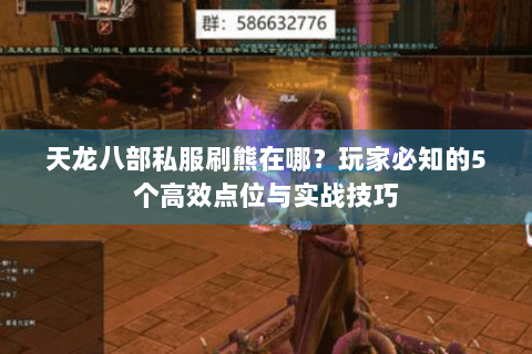 天龙八部私服刷熊在哪？玩家必知的5个高效点位与实战技巧