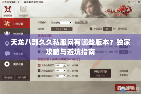 天龙八部久久私服网有哪些版本？独家攻略与避坑指南