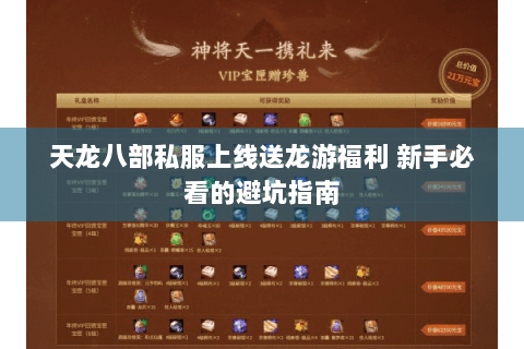 天龙八部私服上线送龙游福利 新手必看的避坑指南