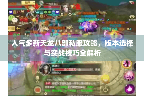 人气多新天龙八部私服攻略，版本选择与实战技巧全解析