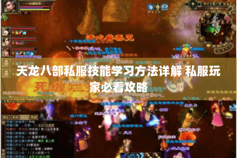 天龙八部私服技能学习方法详解 私服玩家必看攻略