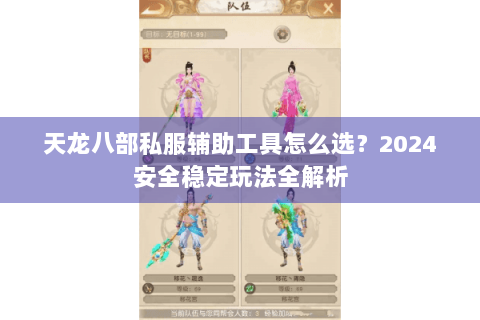 天龙八部私服辅助工具怎么选？2024安全稳定玩法全解析