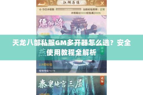 天龙八部私服GM多开器怎么选？安全使用教程全解析