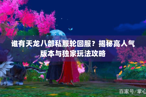 谁有天龙八部私服轮回服？揭秘高人气版本与独家玩法攻略