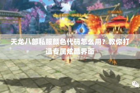 天龙八部私服颜色代码怎么用？教你打造专属炫酷界面