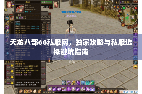 天龙八部66私服网，独家攻略与私服选择避坑指南