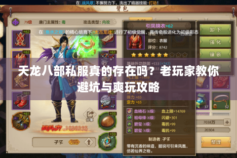 天龙八部私服真的存在吗？老玩家教你避坑与爽玩攻略