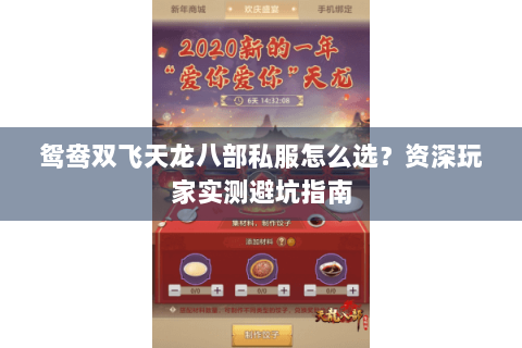 鸳鸯双飞天龙八部私服怎么选？资深玩家实测避坑指南