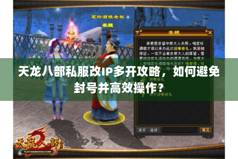 天龙八部私服改IP多开攻略，如何避免封号并高效操作？