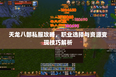天龙八部私服攻略，职业选择与资源变现技巧解析