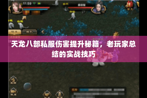 天龙八部私服伤害提升秘籍，老玩家总结的实战技巧