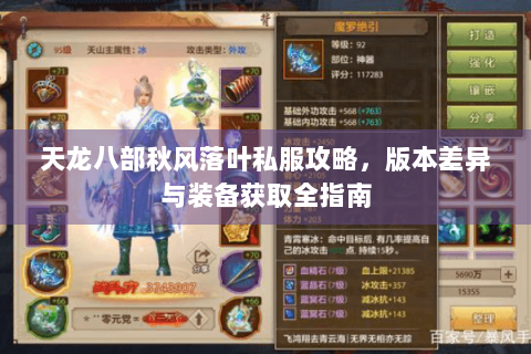 天龙八部秋风落叶私服攻略，版本差异与装备获取全指南