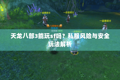 天龙八部3能玩sf吗？私服风险与安全玩法解析